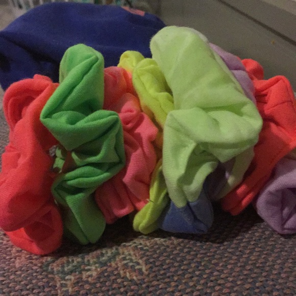 Set Of Colorful Scrunchies - Picture 2 of 2